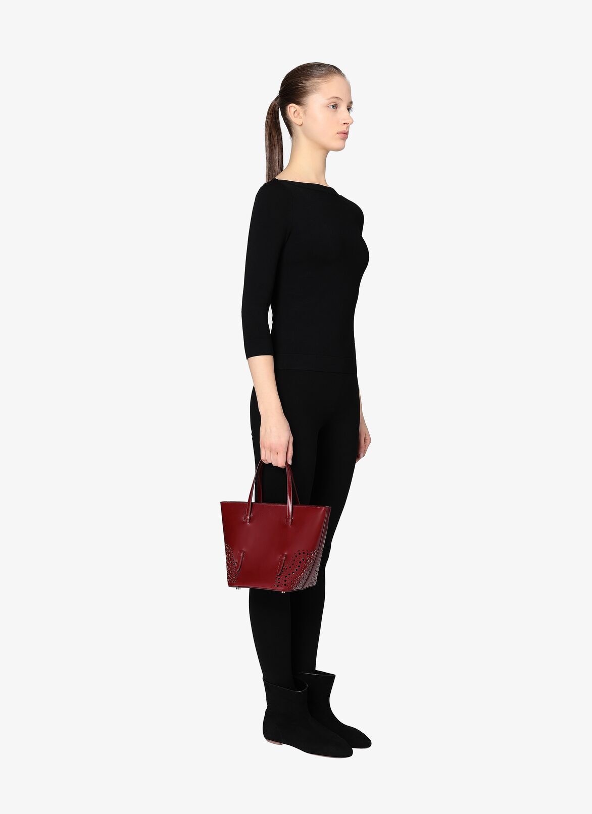 RM BAG CLOSED C.LUX QUART VIENNE VAGUE GRENAT ALAÏA GARNET RED  RM BAG CLOSED C.LUX QUART VIENNE VAGUE GRENAT